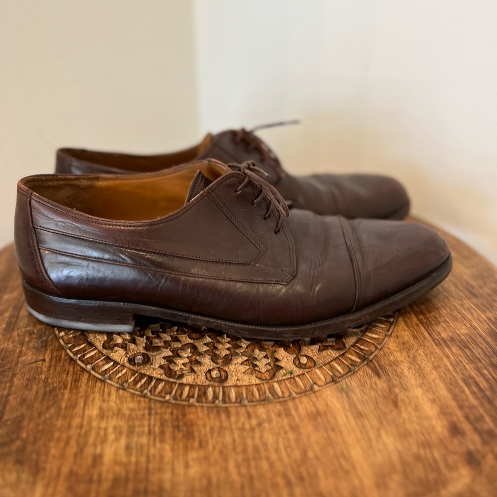 Bally Mens Brown Dress Shoes size 11 d